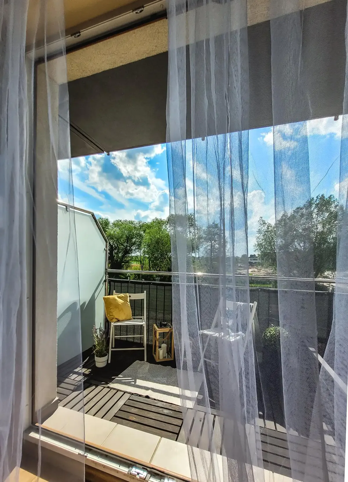 Balkon domu w Siechnicach